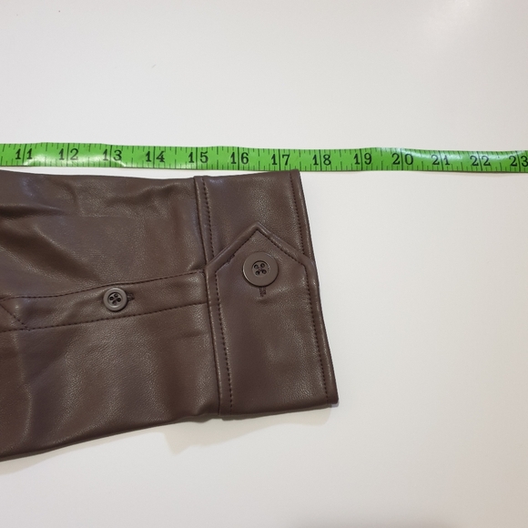 Pleather Shacket - Picture 4 of 5